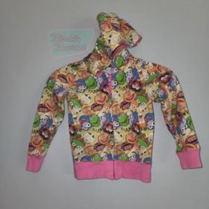Muppet Zippered Hoodie Vintage 1982 Toddler 5t